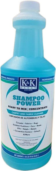 SHAMPOO POWER | RTM - Concentrated Carpet and Fabric Cleaner