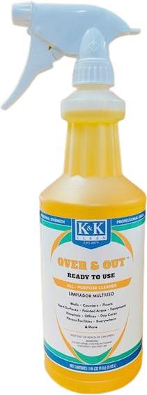 Over and Out | RTU - All Purpose Orange Cleaner - 3 Unit (Gallon bottles) Ready to Use