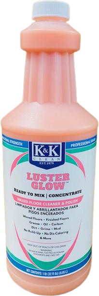LUSTER GLOW, RTM - Concentrated Wax Floor Cleaner